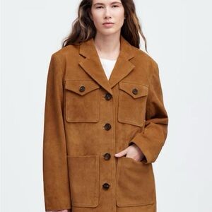 Brand New Madewell Suede Blazer Jacket